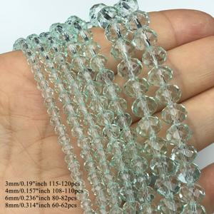 TEMU 앤비즈 4/6/8mm 투명 민트 그린 체코 인조 비즈 - 쥬얼리 만들기 DIY용 면처리 라운드 스페이서 비즈, 목걸이 팔찌 귀걸이 공예 재료, 주얼리 제작용 인조 비즈, 구슬 공예 용품, DIY 크래프트 소재