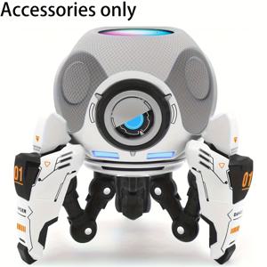 TEMU Echo Dot 스탠드 / 테이블 거치대 - Echo Dot 4세대/5세대 & Homepod Mini에 적합한 스타일리시 홀더, 완전 조절 가능한 브래킷이 있는 휴대용 액세서리 (스피커 미포함)