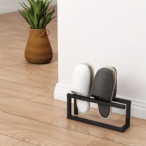 TEMU 북유럽 스타일 현관 신발장, 학생 기숙사용 간단한 현관 거실 수납 선반, 공간절약형 설치 불필요|신발정리대