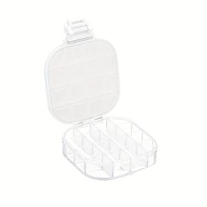 TEMU [색소 미포함] 1/4개 밀폐형 물감 보관 팔레트 박스 뚜껑 포함 휴대용 16칸 팔레트 박스 수채화용