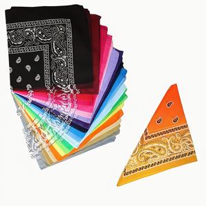 TEMU 남성용 캐슈 플라워 사각 야외 스포츠 가방 12개입 (헤드스카프 포함)|스포츠타올