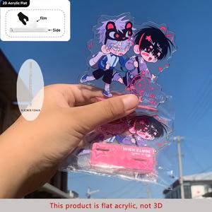 TEMU 2D 플랫, 외계 스테이지 애니메이션 수집 가능한 아크릴 인형 - 생동감 있는 색상, 표현적인 포즈 및 재미있는 디자인, 동적인 포즈 실내/실외 장식, 튼튼한 베이스 - 애니메이션 팬을 위한 완벽한 선물, 할로윈, 크리스마스, 추수감사절, 방 장식, 애니메이션 인형, 실내 장식, 생동감 있는 캐릭터 디자인, 내구성 있는 베이스, 2D 플랫