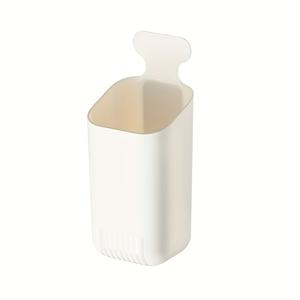 TEMU 1개 벽걸이 자석 냉장고 수납 시스템 - 드릴 필요 없는 자석 베이스, 내구성 강한 플라스틱 선반 및 자석 레일 - 주방 팬트리용 수직 공간 절약형 식기, 빨대 용기, 양념, 메모 수납