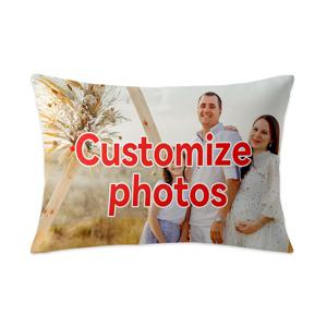 TEMU 1개 DIY 맞춤형 사진 베갯잇 - 단면 인쇄, 결혼식 사진, 반려동물 사진용, 홈데코/방꾸미기에 완벽한 아이템. 거실 액센트, 데이 및 기념일 선물 (남자친구/, 아빠/엄마, 친구, 가족에게 딱! 생일 선물까지) *베개는 포함되지 않음