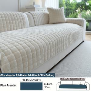 TEMU 1개 모던 심플 플러시 소파 쿠션, 가을 겨울용 따뜻한 소파 커버, 반려동물 친화적, 가구 보호 커버, 모든 소파에 적합, 세탁기 사용 가능, 손세탁 가능, 거실, 침실, 사무실 소파 쿠션 장식용|소파|빈티지|쇼파커버