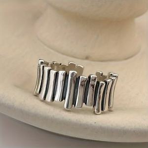 TEMU 우아하고 쉬운 여성용 링, 울타리 디자인으로 친구를 위한 완벽한 선물입니다. 일상적인 출퇴근, 파티, 휴가, 뮤직 페스티벌 및 연회에 적합합니다.