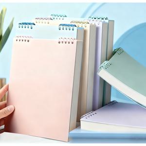 TEMU 2개 묶음 A5 나선형 노트북 (학습 및 정리용), 노트, 운동 사이클 플래너 (60매, 120페이지, 대학 학점 등급 뚫린 종이, 쉽게 찢을 수 있는 두꺼운 선), 대학생, 사무실 및 가정용으로 적합