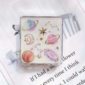 TEMU 폰 케이스: 플래닛 유니버스 Z Flip 6, Z Flip 7, Z Flip 5 호환 소프트 안티드롭 보호 케이스 여성용