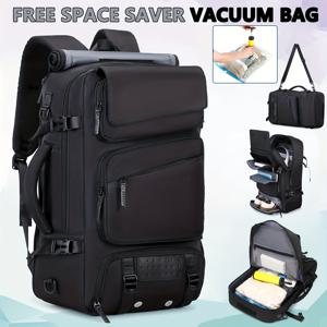 TEMU 항공사 승인 휴대용 백팩 - 진공 압축 수납공간 & 신발 수납 포함 - 15.6인치 노트북 가방 (남성 & 여성용), 비즈니스 여행, 출근용 - 고강도 압축 시스템, TSA 친화적 캐리어 (전원 불필요)|노트북가방