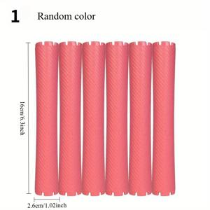 TEMU 프로페셔널 프렌치 & 일본식 퍼머 펌 로드 - 완전한 컬리 헤어 펌 키트, 홀로우 스타일, 사이즈 6 바, 가정용 또는 미용실용 - 오래 지속되는 웨이브