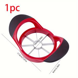 TEMU 1개 사과 슬라이서, 대형 사과 코어 제거기, 초예리 사과 커터, 씨제거기, 분리기, 대형 견고한 녹 방지 과일 슬라이서 커터, 주방 도구, 과일 및 채소 심지 제거기