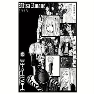 TEMU 2D 플랫, 프레임리스 미사 아마네 애니메이션 캔버스 포스터 1개 - 12X18인치, 데스 노트 캐릭터 아트, 고품질 프린트 캔버스, 애니메이션 매니아, 홈 데코, 애니메이션 포스터, 2D 플랫, 방 장식에 적합