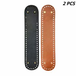 TEMU 2/4개입 내마모성 및 강력한 내구성 가방 바닥 | 니트 가방용 긴 바닥 가방 추가, 코바늘 가방 바닥, 코바늘 뜨개질 핸드백용 PU 가방 바닥