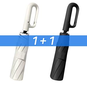 TEMU 1+1 3단우산 여행 등산 카라비너 골프우산