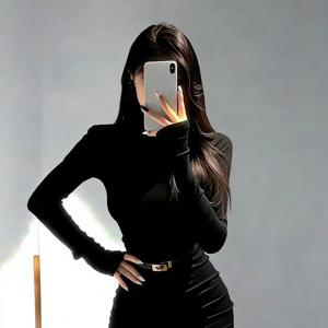 TEMU 여성용 바디콘 드레스, 롱슬리브 슬림핏 슬립 드레스, 순수하고 섹시한 허리 조임 힙 허그 미니 스커트, 벨트 포함 핫 슬립온 롱슬리브 바디콘 드레스