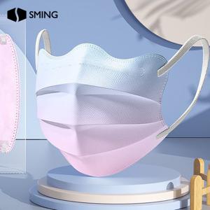 TEMU 30개입 우아하고 편안한 일회용 마스크 | 개별 포장, 피부 친화적인 부드러운 원단, 통기성, 남녀공용, 캐주얼 주말 사용에 적합|마스크|KF94마스크