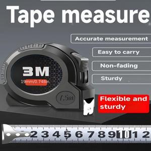 TEMU 롤 줄자 7.5미터/3미터 길이 건설, 건축, 리모델링용 - 건축사, 엔지니어를 위한 내구성 강한 측정 테이프 및 눈금자