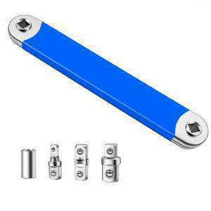 TEMU 1세트 멀티펑셔널 연장 렌치, 연장 렌치 부스터 레버 키트, 듀얼용도 래칫 및 퀵 소켓, 래칫 변환, 자동차 정비용 유니버설 도구