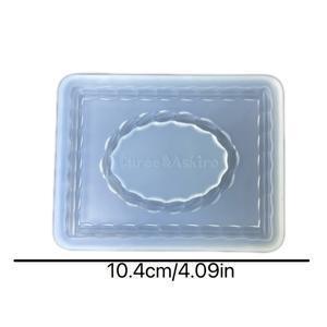 TEMU 실리콘 레진 캐스팅 몰드 | 비접촉식, 직사각형 모양, 키체인 추가, 전기 불필요