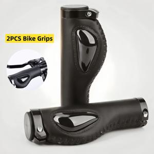 TEMU 인체공학적 액상 실리콘 자전거 핸들 그립 2개 세트 | 미끄럼 방지 및 편안함을 위한 충격 흡수 디자인 | 산악 자전거, 로드 자전거 및 도시 자전거에 적합