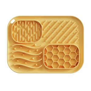 TEMU 견종을 위한 실리콘 애완동물 핥기 매트, 강아지용 슬로우 피더 볼, 강아지 슬로우 피딩 매트, 강아지 볼, 강아지 볼, 엎어짐 방지 고양이 및 강아지 음식 용품, 배터리 없음