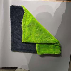 TEMU 1개 초두꺼운 대형 양면 마이크로파이버 차량 청소용 천 – 빠른 건조, 고흡수력, 스크래치 방지, SUV 및 트럭용, 세탁기 사용 가능