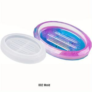TEMU 2 스타일의 면 처리 타원형 & 직사각형 DIY 접시 에폭시 수지 실리콘 몰드, 반지 접시 보석 트레이 양초 거치대 보관함 DIY 주조 예술 공예 아게이트 홈 데코 선물