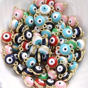 TEMU 30개입 7X11mm 아연 합금 메탈 펜던트 더블 링 원형 눈물 드롭 오일 펜던트, 핸드메이드 패션 주얼리 제작 목걸이 팔찌 귀걸이 추가용