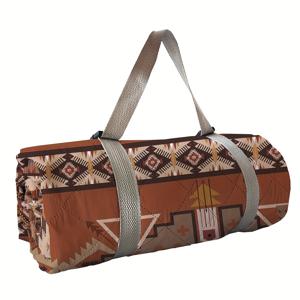 TEMU 240T 스프링 실 프린트 플레이스매트 비치 매트, 사운드웨이브 기술 야외 캠핑 접이식 휴대용, 210D 옥스포드 원단 바닥 내구성 강화, 모래 풀 미끄럼 방지, 세탁기 사용 가능 재사용 가능. 가족 및 친구 모임을 위한 무취, 78