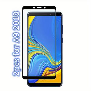 TEMU 갤럭시 A8 2018, A5 2017, A6 2018, A7 2018, A9 2018 용 강화 유리 액정 보호 필름