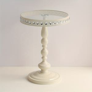 TEMU 북유럽 모던 코너 테이블, 아이언 침대 옆 티 테이블, 소형 원형 발코니 테이블, 거실용 강화 유리 소파 사이드 테이블|티테이블