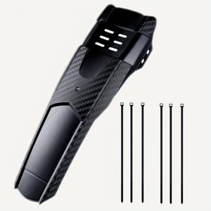 TEMU 로드 바이크, 하드 쉘 머드가드, 마운틴 바이크, 레인 쉴드, 스피드 리듀서, 카본 파이버 패턴 라이딩 장비