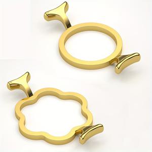 TEMU 2개 세트 1인치 왁스 씰 스탬프 몰드, 라운드 하트 꽃 사각형 금속 왁스 씰 몰드, 선물 포장 결혼식 초대장 봉투 카드 와인 포장용 왁스 씰링 도구