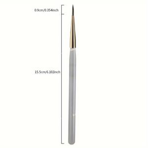 TEMU 3차원 꽃잎 디자인을 연출하기 위한 다기능 수채화 네일 아트 펜. 부드럽고 유연한 브러쉬로 사용하기 쉬움.