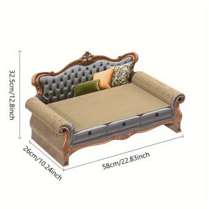 TEMU 고급 고양이 소파, 스크래칭 포스트, 골판지 고양이 장난감이 포함된 스타일리시 가구