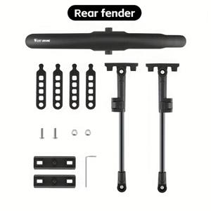 TEMU 로드 바이크용 WEST BIKING 머드가드, 조절 가능한 자전거 방수판 전후륜 세트로 휴대용 설치