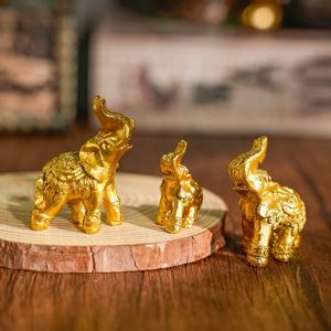 TEMU 3인 가족을 위한 작은 코끼리 레진 공예 세트 (3개). 가정 장식, 테이블 상자 디스플레이, 어버이날, 발렌타인데이 등 기념일 선물로 적합합니다.
