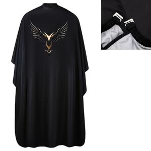 TEMU 골든 윙 패턴 전문가용 헤어드레싱 천 | 미용실 또는 가정용 헤어드레싱, 다림질 및 염색 헤어 드레싱 망토용 논스틱 앞치마