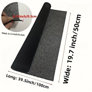 TEMU 고밀도 폴리우레탄 먼지 필터 스펀지 - 가정용 가전제품, 선풍기, 스피커 및 로봇 청소기용 다목적 필터 메쉬 (1개입) - 간편 조립 및 오버랩 가능, 두께 0.12인치