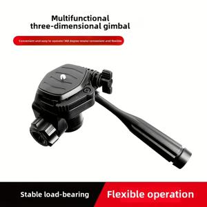 TEMU 카메라 및 모바일 라이브 스트리밍에 적합한 빠른 설치식 분리형 3D 짐벌 - 사진 및 비디오 촬영에 완벽한 다기능 휴대용 지지대, 모바일 삼각대 짐벌, 360도 범용 전문가용 모바일 지지대 액세서리