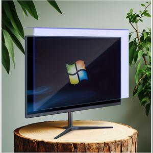 TEMU 23~24인치 LED 컴퓨터 디스플레이용 24인치 대각선 크기 (16:9 화면비) 블루라이트 차단 눈보호 필터 보호필름 (21.26×13.39인치/가로 × 세로)