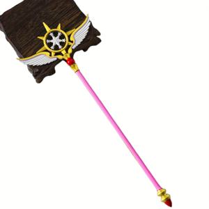 TEMU 1개 마법의 지팡이 - 날아다니는 새 날개 디자인, 메탈릭 마감, 우아한 데스크 장식품 (홈/오피스용), 애니메이션·만화 팬을 위한 완벽한 생일/크리스마스/휴일 선물, 수집가용 매직 완드 장식, 천체 디자인, 정교한 금속 공예