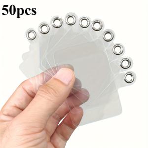 TEMU 휴대폰 끈 패드 50개입, 카드, 폰 케이스용 접착 스티커, 분실 방지 연결 클립