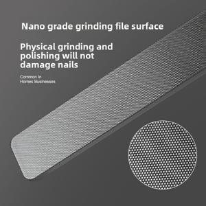 TEMU 5개입 한국 스타일 나노 광택 유리 네일 파일, 네일 부핑 및 광택용, 나일을 부드럽게 다루는 나노 입자 연마 표면 특징