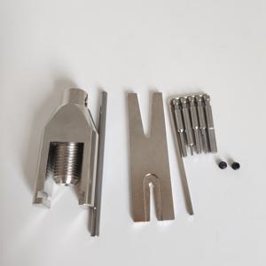 TEMU 1 세트 모터 피니언 풀러, 철제 피니언 풀러, 모터 기어 풀러, 무선 조종 자동차 부착 풀러, 기어 제거, 모델 비행기 도구, 제거 도구, 수리 도구 (모터 제외), 배터리 없음