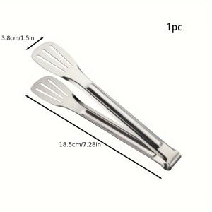 TEMU 스테인리스 스틸 식품집게, 바베큐집게, 핫팟집게, 야외 요리용품, 그릴집게, 핫팟스패츌러, 야외 요리도구, 식품안전 주방도구