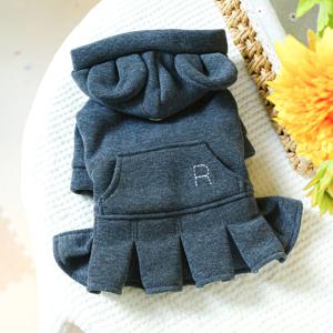 TEMU 펫 의류, 강아지 드레스, 리듬 드레스, 애완동물 의류, 강아지 가을 겨울 따뜻하고 편안한 옷