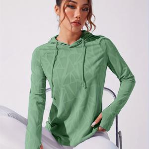 TEMU 여성용 캐주얼 다용도 긴팔 경량 라운드넥 루즈핏 후드티