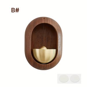 TEMU 상점용 벨, 자석 나무 문 종, 비즈니스용 축제 입구 벨, 홈 스토어 장식용 장식 냉장고 자석, 크리스마스 및 추수감사절 선물 아이디어