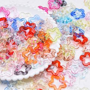 TEMU 60개 아크릴 별 모양 비즈 | 투명한 별 모양 비즈, 주얼리 제작, 크리스마스 선물 키체인, 휴대폰 케이스 장식, 새해 선물, 스크랩북 손책 장식